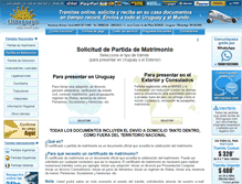 Tablet Screenshot of partidasdematrimonio.eluruguayo.com