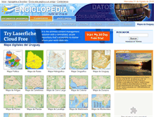 Tablet Screenshot of mapasdeluruguay.eluruguayo.com