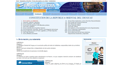 Desktop Screenshot of constitucionuruguaya.eluruguayo.com