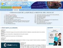 Tablet Screenshot of constitucionuruguaya.eluruguayo.com