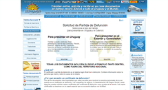 Desktop Screenshot of partidasdedefuncion.eluruguayo.com